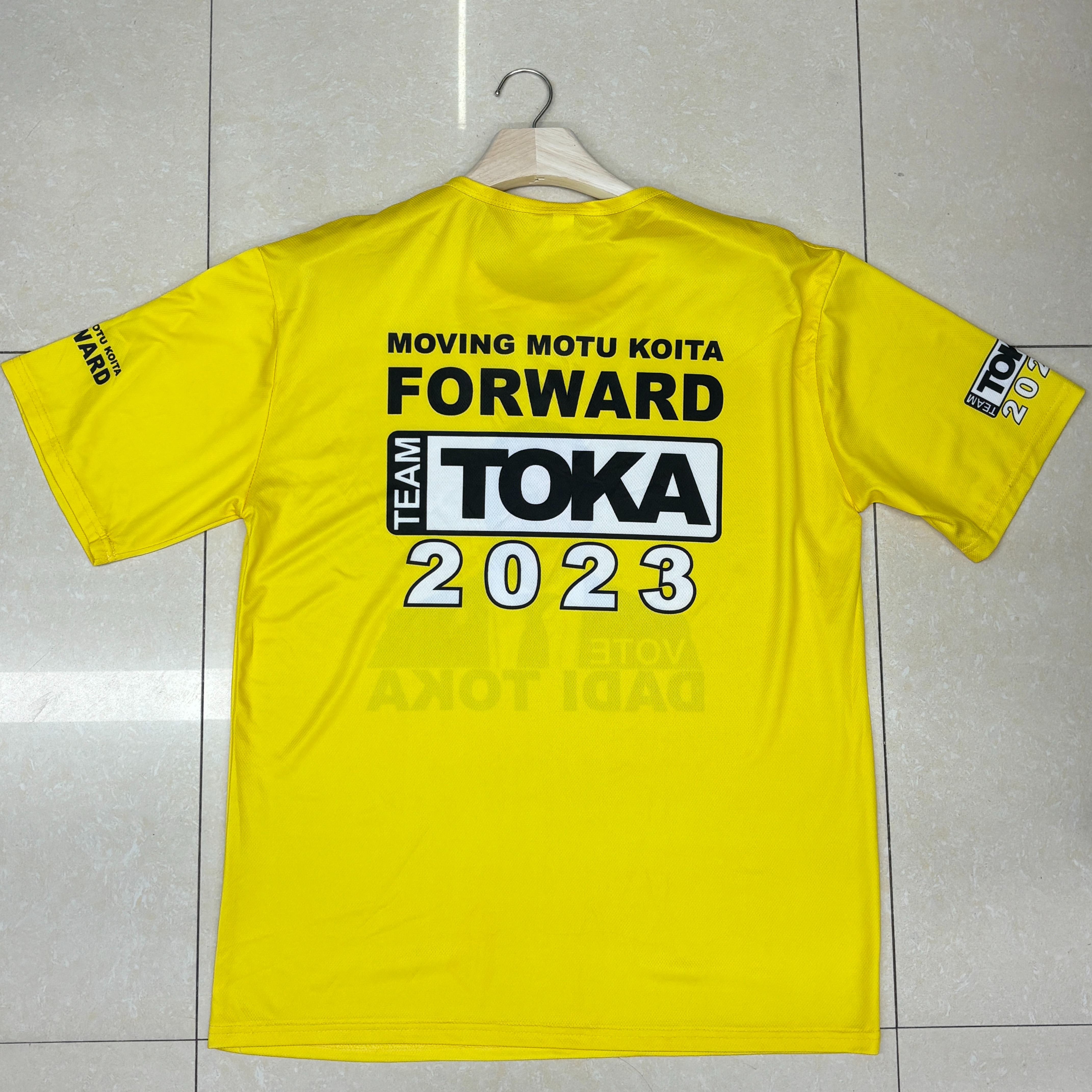 Professional custom-made cross-border presidential campaign uniforms, men's advertising shirts, round-neck shirts, short-sleeved, casual details Picture