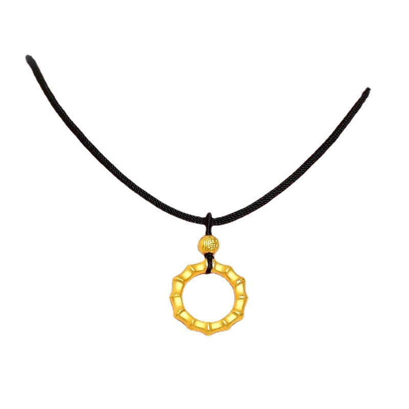 饰品/银色/项链白底实物图