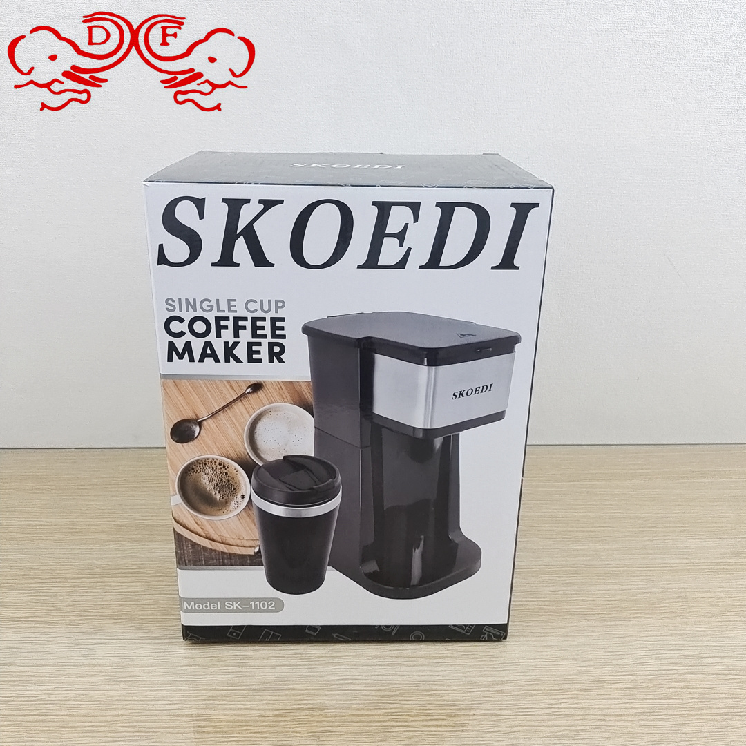 DF68200 Small coffee maker Home drip kitchen small home tea dual automatic American coffee maker DF TRADINGHOUSE details Picture