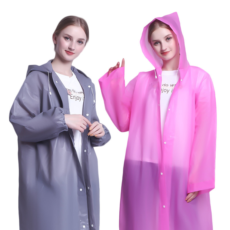 eva时尚雨衣批发 防水雨衣景区户外漂流骑行旅行 雨衣