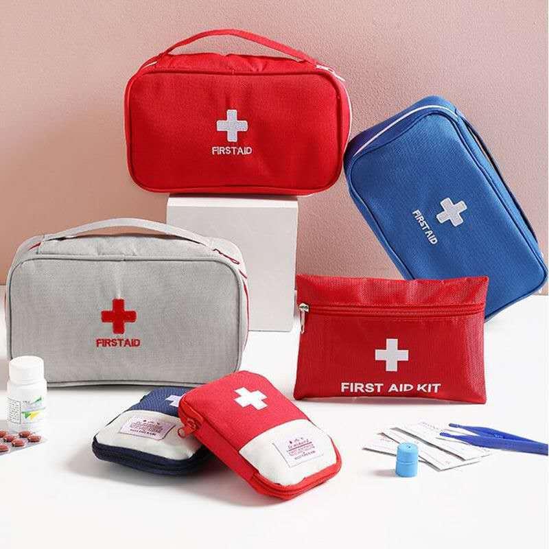 epidemic prevention supplies first aid kits car medicine bag first-aid kit large travel portable medicine organizing storage bag full figure