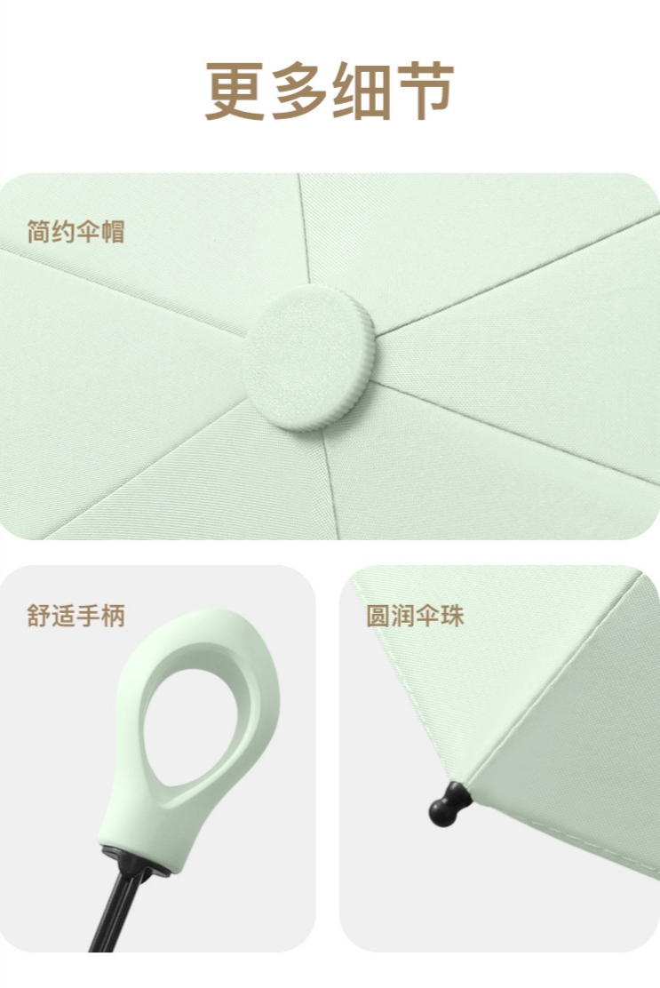 雨伞拇指伞 日用百货小家电 遮阳伞太阳伞挡风防雨工具 摊位年审专用 雨伞太阳伞一体化方便携带详情图11