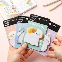 cartoon animal shaped sticky notes ins student office memo message creative note pad thickened note paper