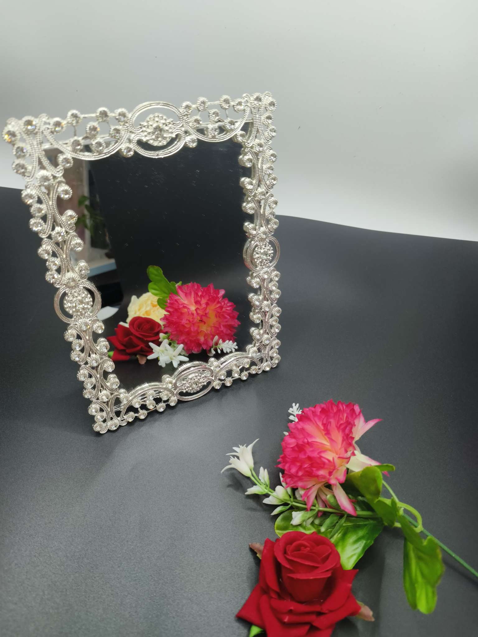 Metal mirrors, handicrafts, gifts, ornaments, stands, bases, auxiliary materials, selected elegant art displays, home decorations detail image 5