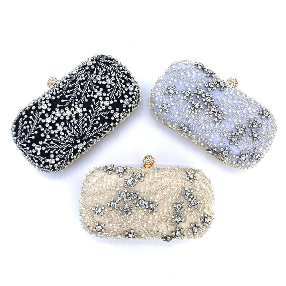 Hand Holding Dinner Bag Handmade Beaded Bag Women's Cross-Border Evening Bag Clutch Bag
