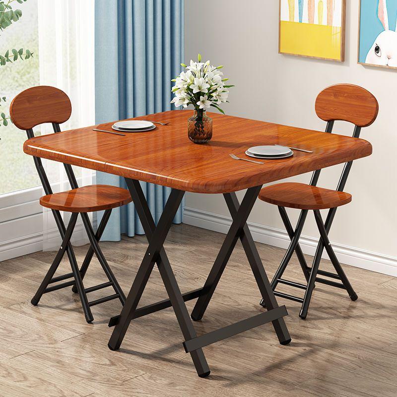 folding table household eating table folding simple small apartment dining tables and chairs set portable small table dormitory