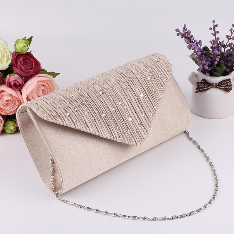 new women's bag diamond rhinestone dinner bag banquet evening bag wedding clutch bag factory supply