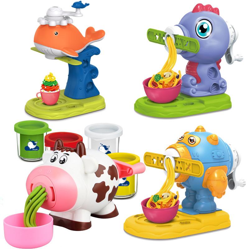 cartoon plasticene wheat mud ice cream machine ice cream machine suit non-toxic clay food grade light sticky toy colored clay