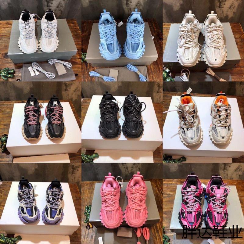 pure original paris 3.0 daddy shoes retro track outdoor platform shoes led light shoes putian men and women couple
