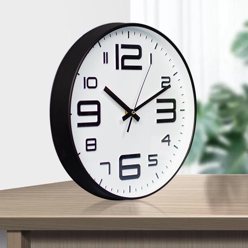 modern minimalist clock home clock art wall clock living room personality creative fashion nordic bedroom pocket watch mute full figure