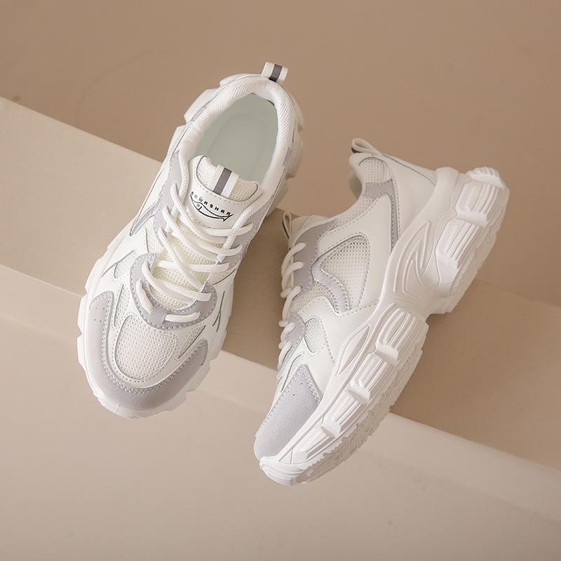 summer new korean style daddy leisure shoes female ins student female new platform running shoes female 6868