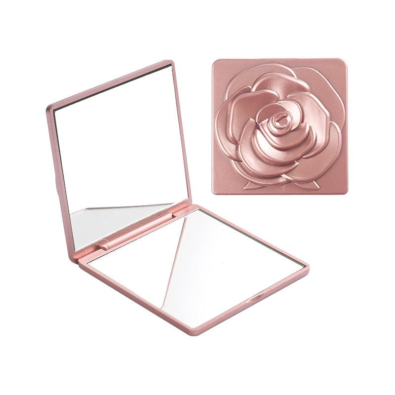 Folding Mirror Sub Good-looking Wholesale Portable Portable Folding Mirror Mini Enlarged Gilding Square Double Mirror