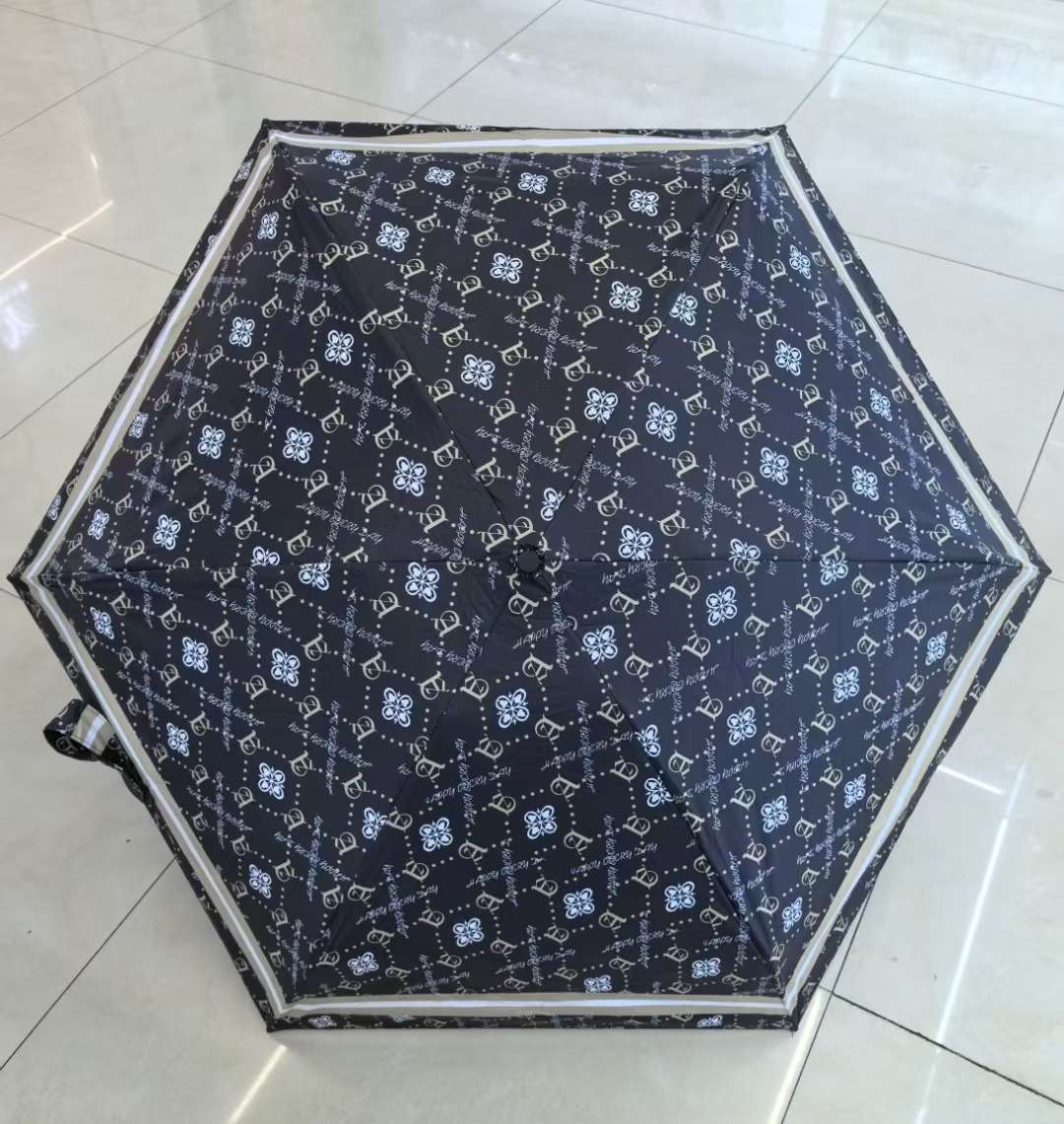 Umbrellas, thumb umbrellas, daily necessities, small household appliances, sunshades, sun umbrellas, rainproof tools, windproof, sunshade and rainproof three-fold umbrellas, stalls, annual inspection, practical and portable Item Picture