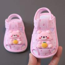 men's and women's baby toddler shoes summer newborn velcro baby shoes 0-1 year old baby sandals 6-15 months