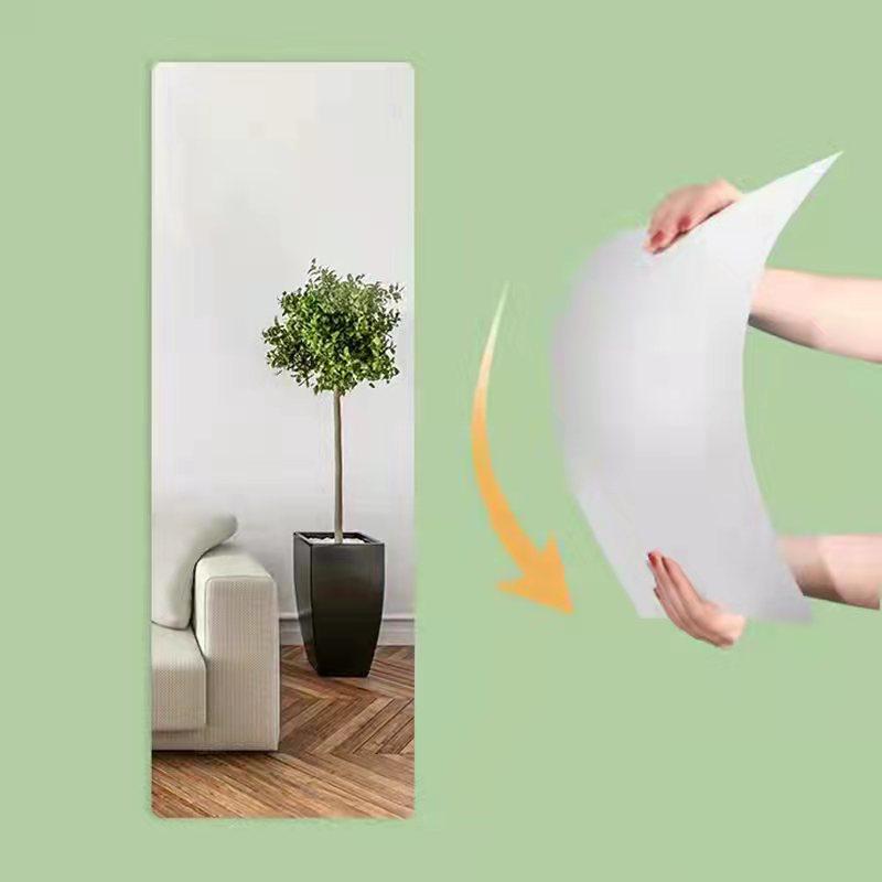 acrylic soft mirror wall self-adhesive home bathroom bedroom acrylic paster full body wardrobe inner mirror