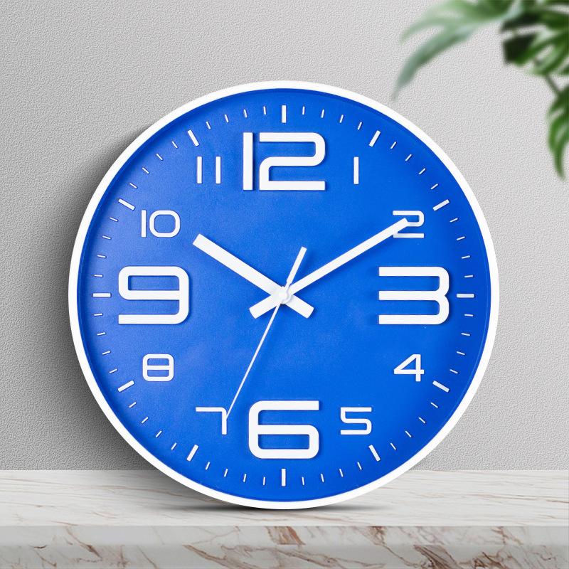 modern minimalist clock home clock art wall clock living room personality creative fashion nordic bedroom pocket watch mute Application Scenario