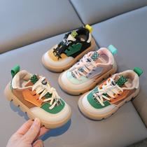 children's sports shoes 2024 spring and autumn new boy's sneakers non-slip girls' casual shoes soft-soled baby shoes pumps