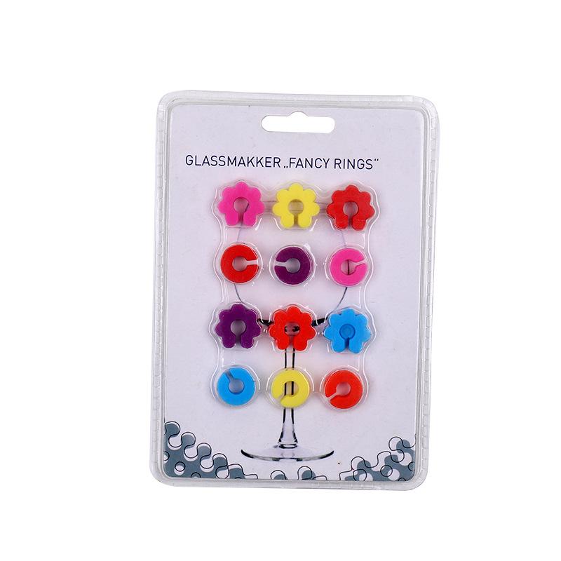 light green home direct sales creative arc wine glass stickers party special charm silicone cup paste