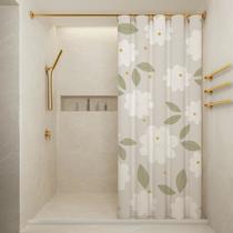 shower curtain water-repellent cloth bathroom partition bath mildew-proof hanging curtain bathroom punch-free