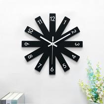 modern simple metal creative wall clock for living room and kitchen bedroom dining room and office decorations