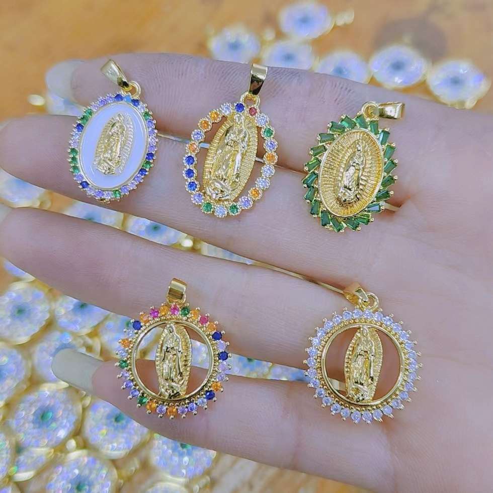 Stainless steel cross pendant, small chili pepper jewelry, DIY accessory, simple, durable, non-fading, personalized and fashionable jewelry gift