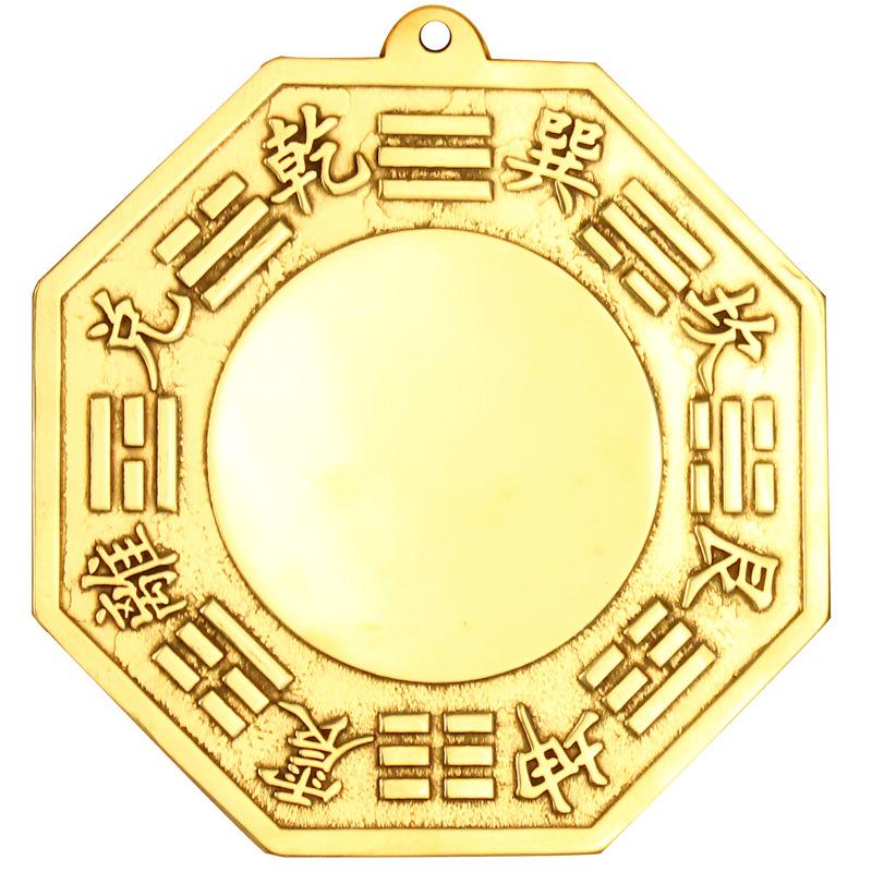 factory in stock yellow bronze ba gua mirror decoration convex mirror concave mirror home crafts pendant bronze ba gua mirror wholesale Item Picture