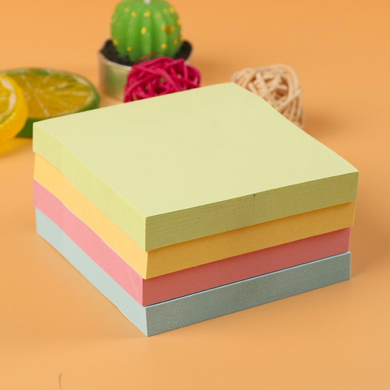 factory direct supply ordinary color note sticker creative stationery sticky notes note paper notepad custom logo wholesale