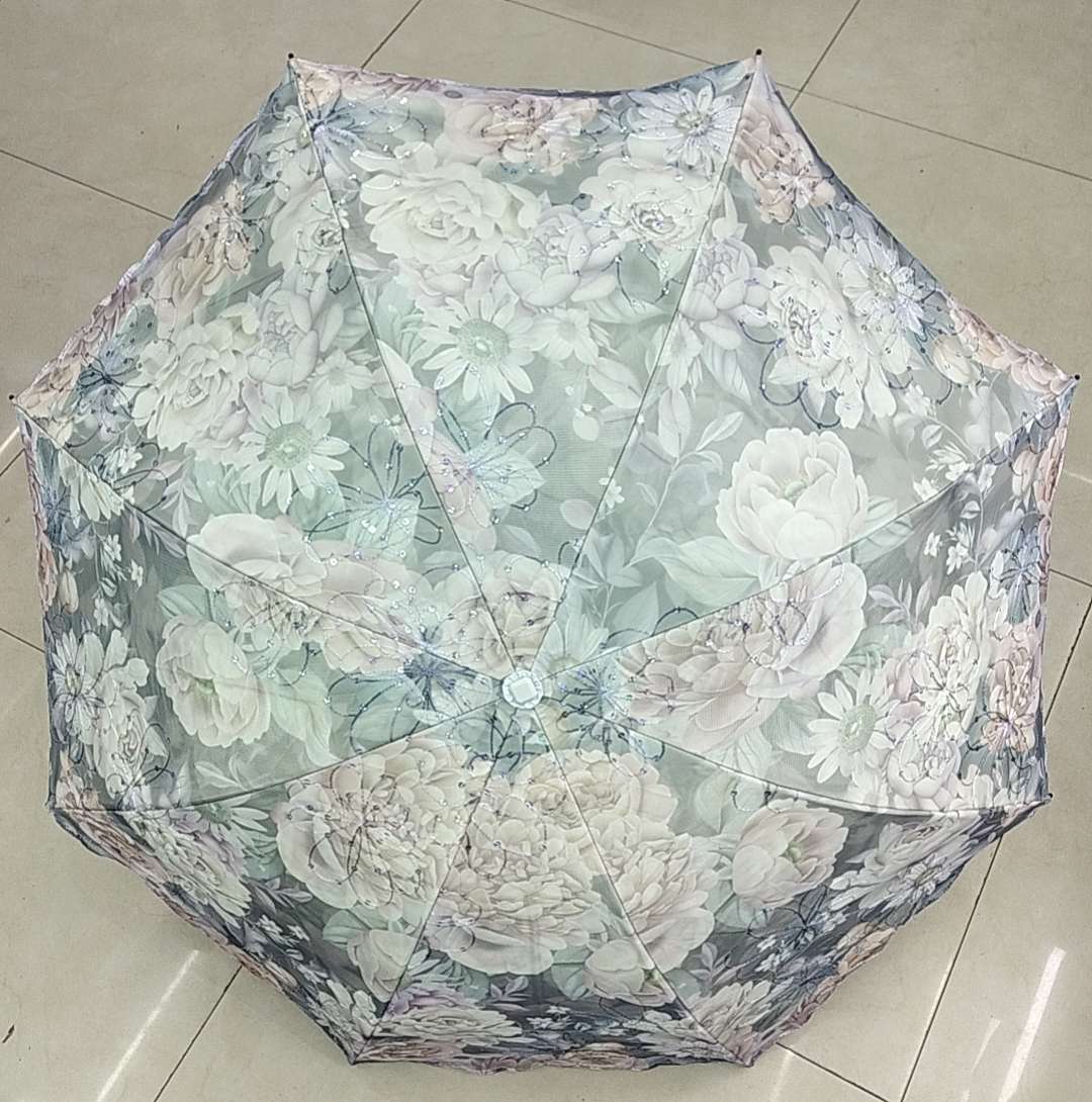 Double-layer embroidered umbrella, multi-functional sunshade and rainproof tool, windbreak, sunshade and protective umbrella, sun umbrella, umbrella integrated stall, annual review recommendation umbrella, sun umbrella detail image 9