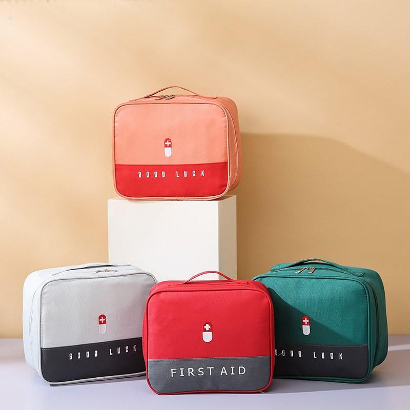 household medicine storage bag large capacity business trip travel medical kits portable first aid kits children portable small medicine bag