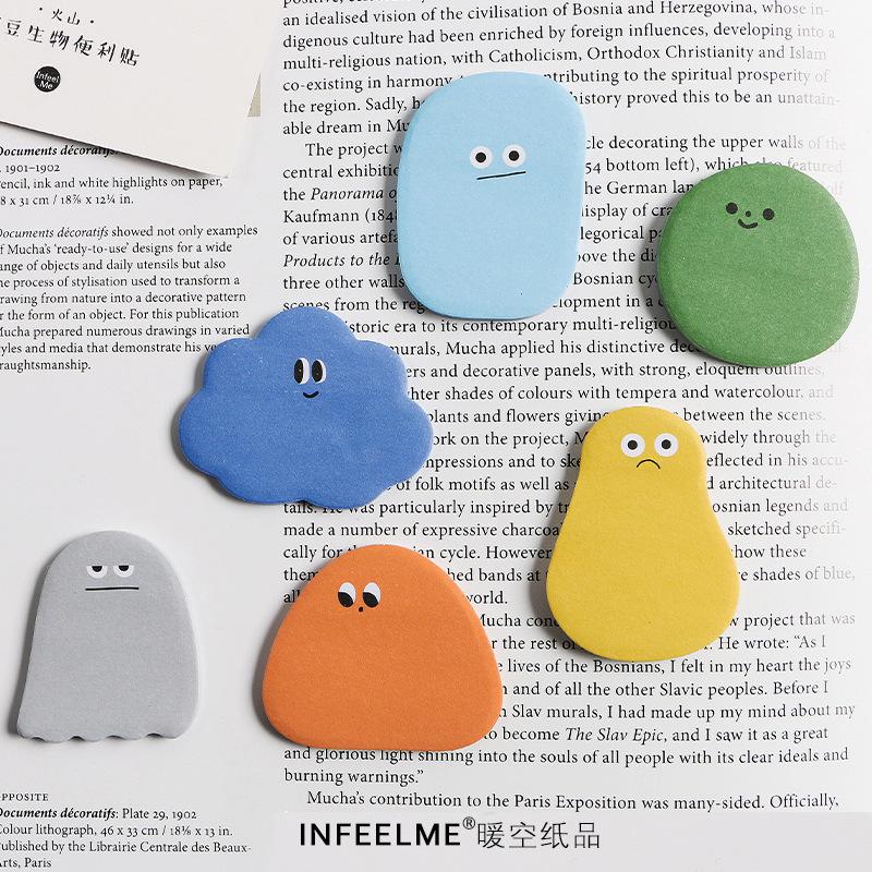 infeel.me sticky notes jelly bean biological series message notes sticky notes 6 options