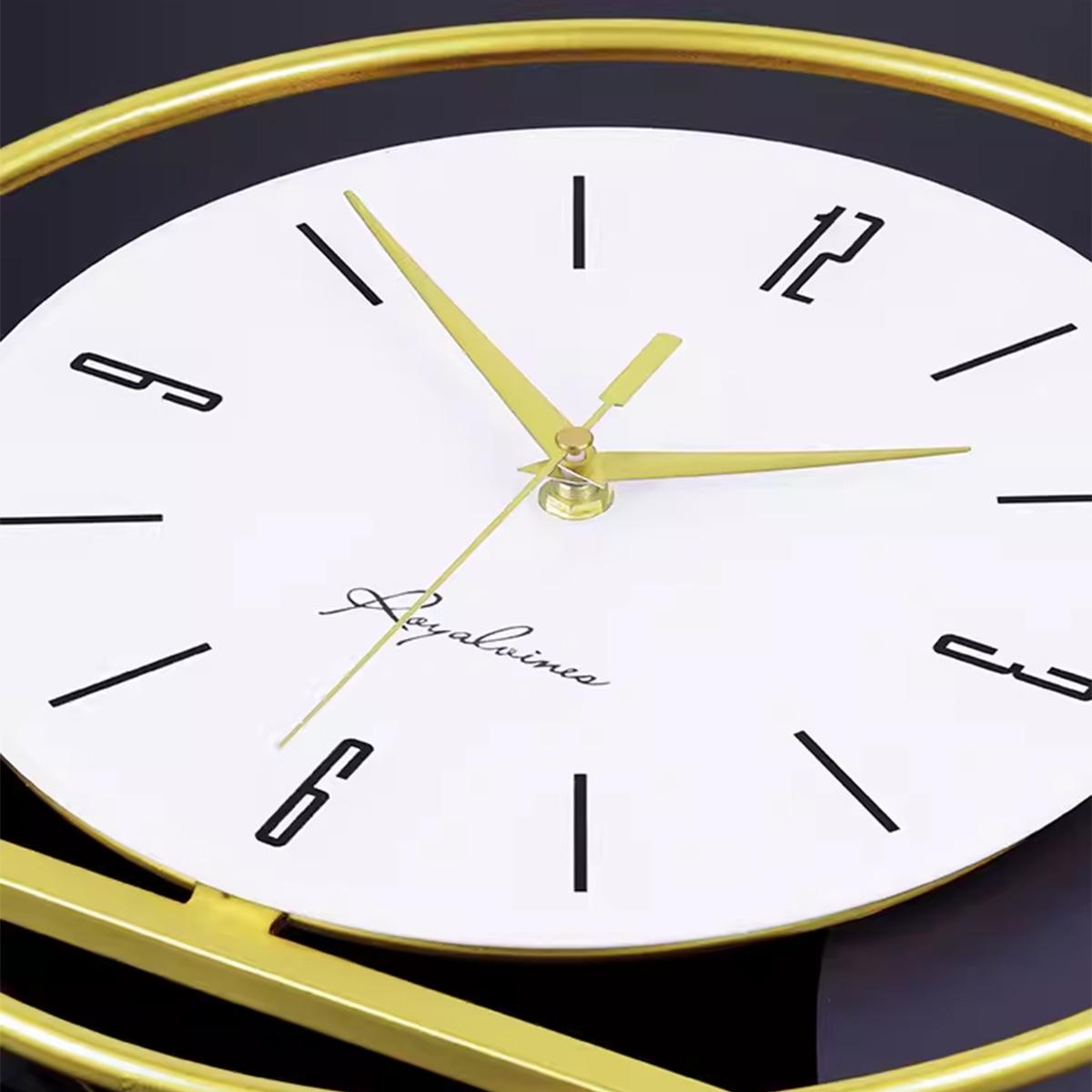 2023 new living room clock wall clock light luxury modern simple home fashion decoration restaurant clock wall hanging internet celebrity Specification drawing