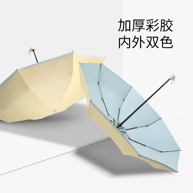 Umbrella, thumb umbrella, multi-functional rainproof and sunshade, sun umbrella, daily necessities, small household appliances, windproof tools, stall annual review special umbrella, sun umbrella integrated Specification image