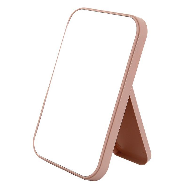 hd creative style makeup mirror simple desktop vanity mirror portable folding single-sided square mirror factory wholesale Item Picture