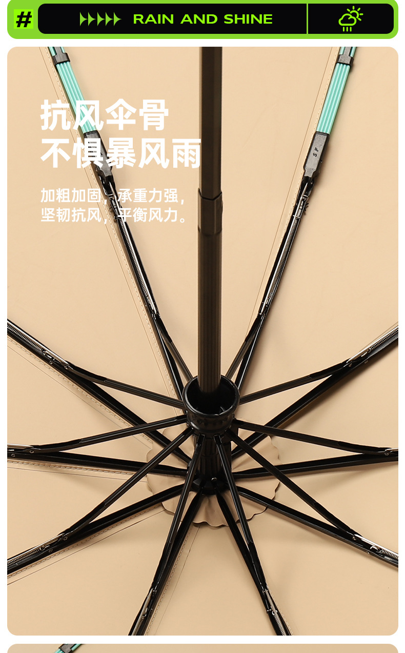 Umbrellas, thumb umbrellas, small household appliances, sun umbrellas, rainproof tools, windproof and sunshade umbrellas, sun umbrellas, daily necessities, essential small household appliances for annual inspection at stalls detail image 8