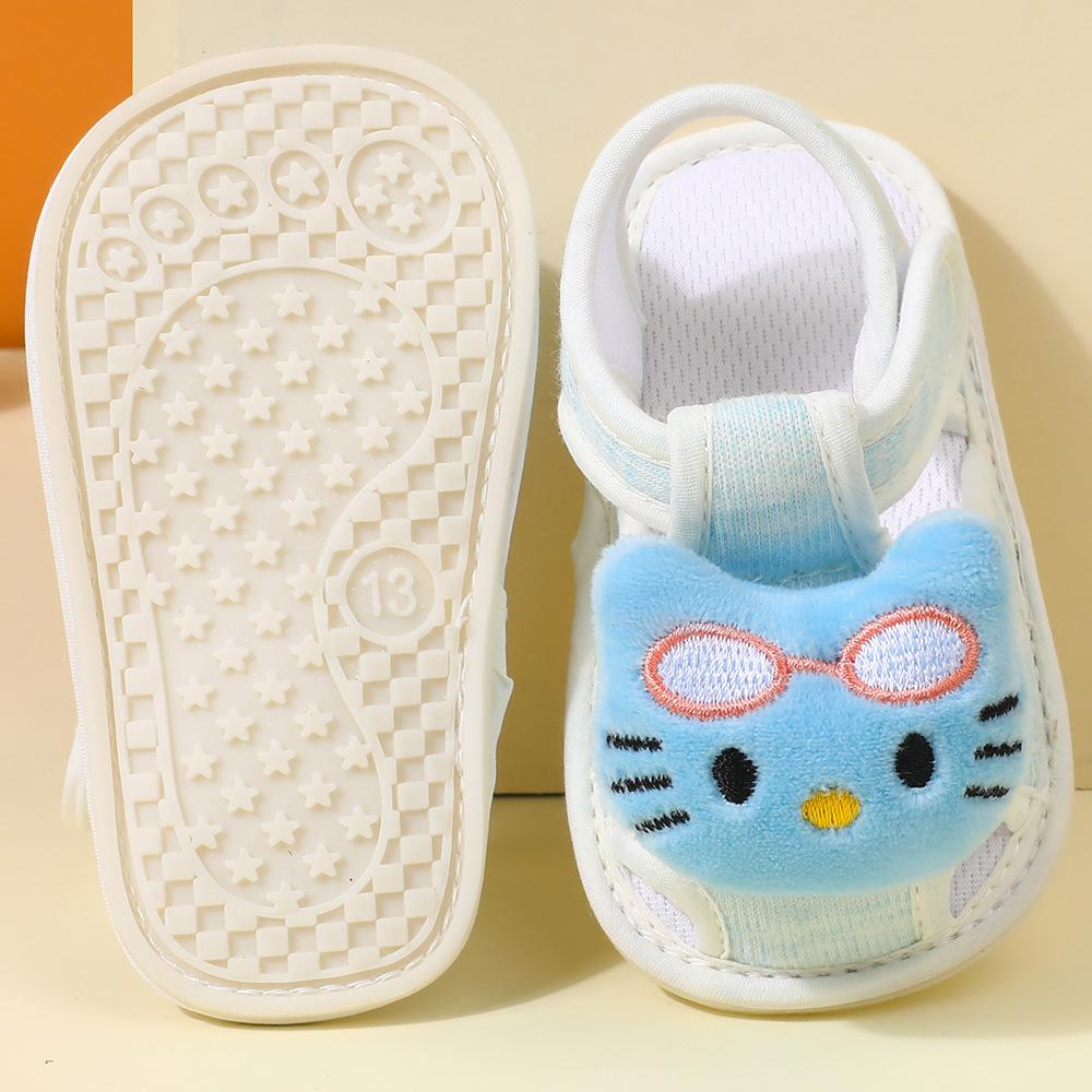 3-6-9-15 months walking baby sandals summer 0-1 years old toddler shoes men's and women's baby shoes front shoes soft bottom