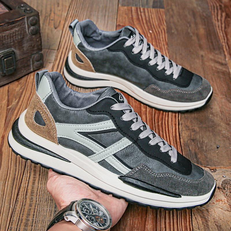 men's shoes spring 2024 new men's sports trend versatile casual argan running daddy tide shoes