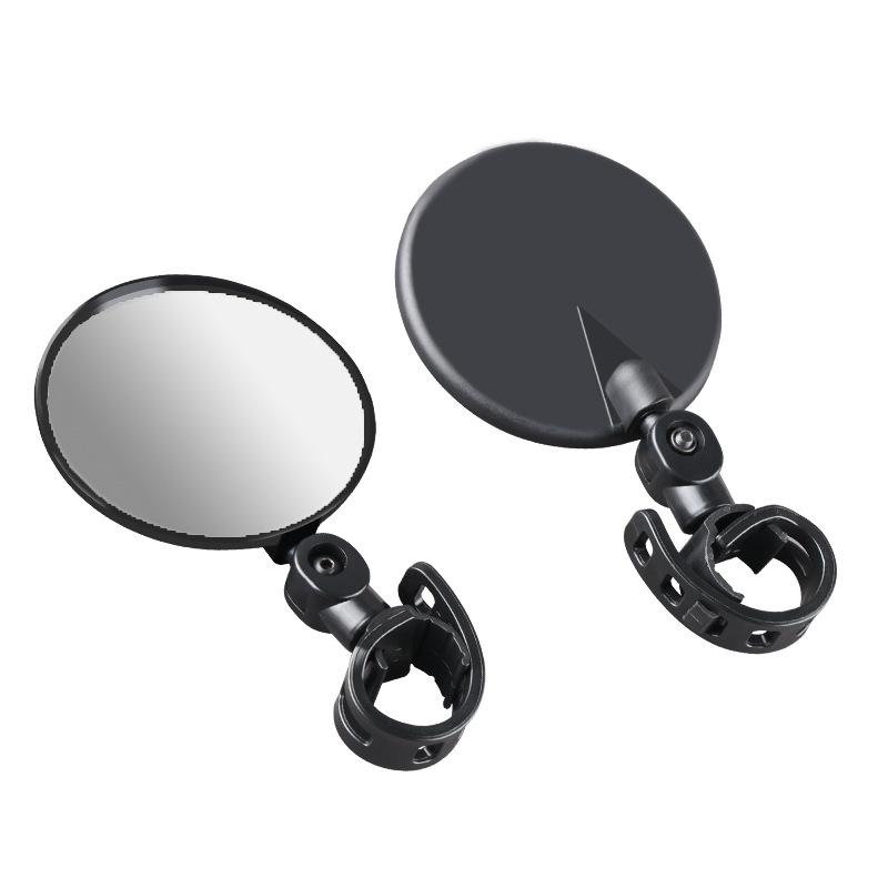 rearview mirror of electric vehicle bicycle wide-angle acrylic reflector cycling silicone buckle quick release mountain bike convex mirror