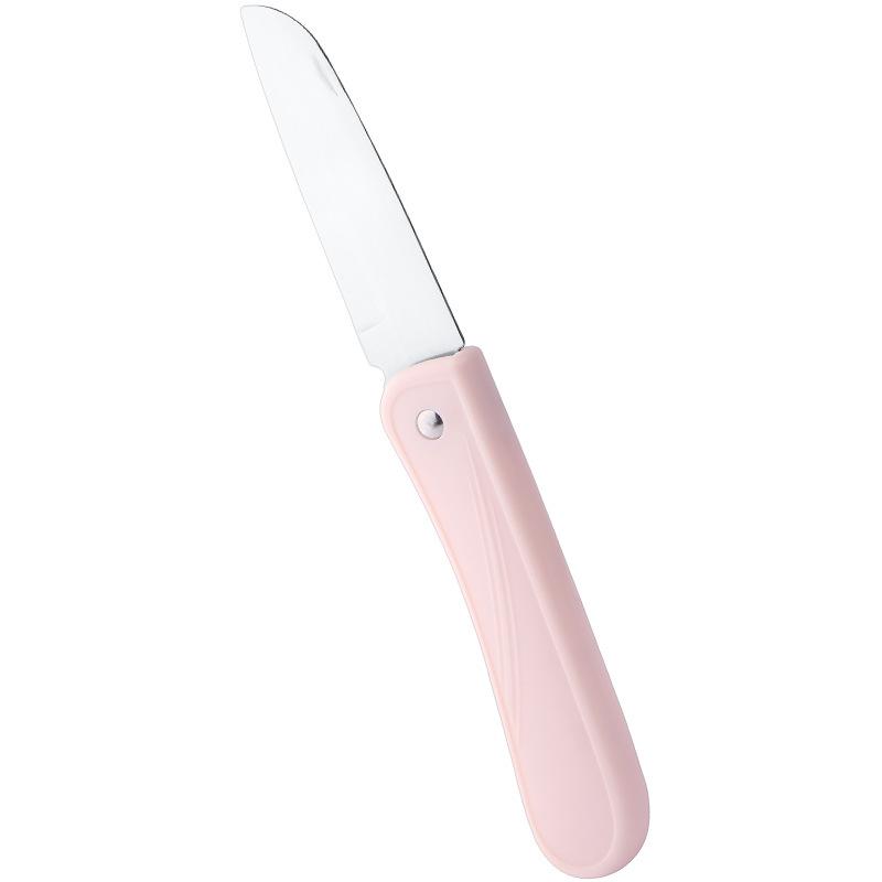 stainless steel folding fruit knife household portable portable small scraping knife kitchen knife peeler fruit knife Item Picture