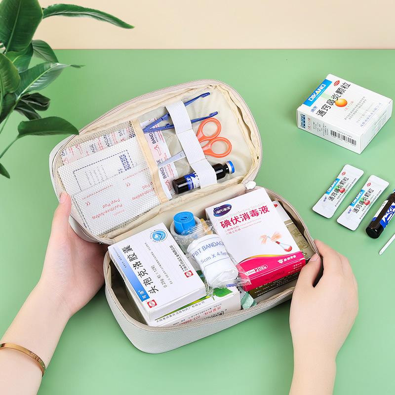 cross-border first-aid kit portable herb bag emergency bag waterproof medicine storage bag epidemic prevention bag travel first aid kits medical box details Picture