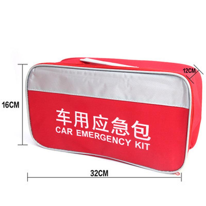 Car Rescue Kit Car Emergency Kit Outdoor First Aid Kits Car Emergency Empty Bag Printed Logo details Picture