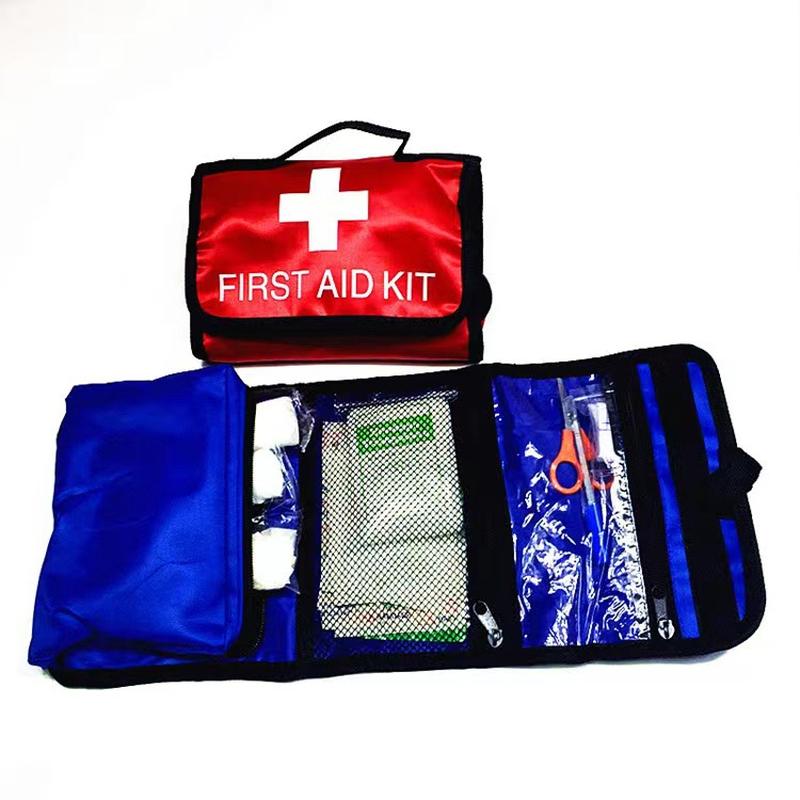 large tri-fold bag first aid empty bag home medicine bag first-aid kit outdoor first aid tri-fold bag