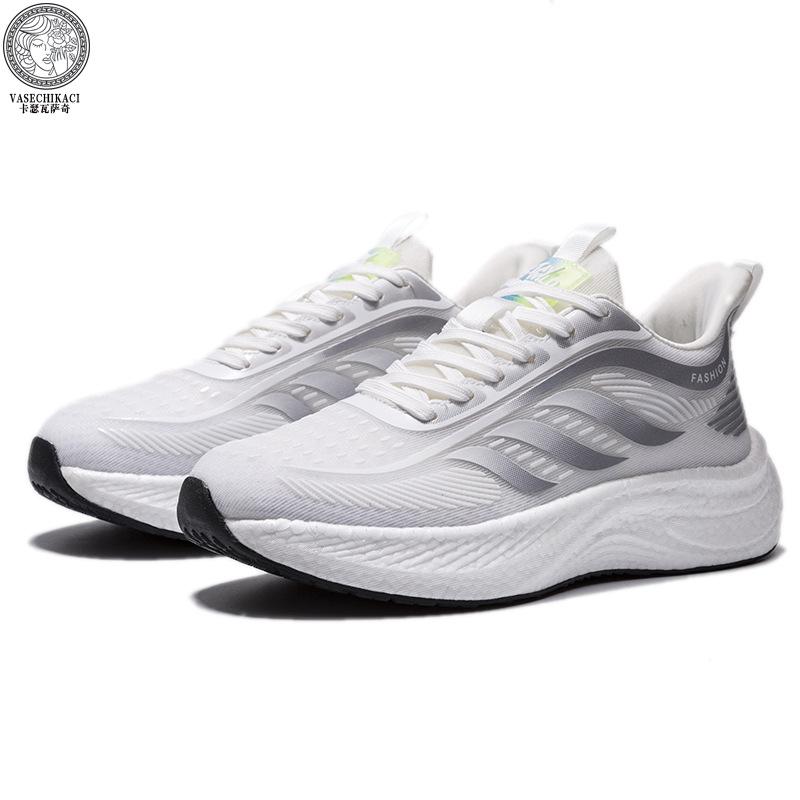 2024 popular running shoes summer popcorn men's shoes lightweight shock-absorbing soft bottom running shoes couple breathable sports fashion shoes