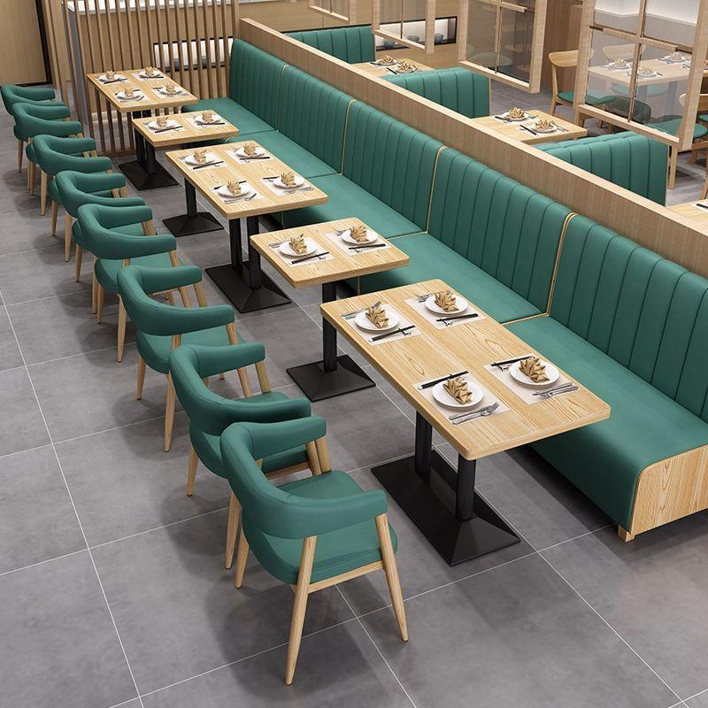 wall deck sofa coffee shop tables and chairs restaurant milk tea coffee shop western restaurant leisure restaurant dining tables and chairs set