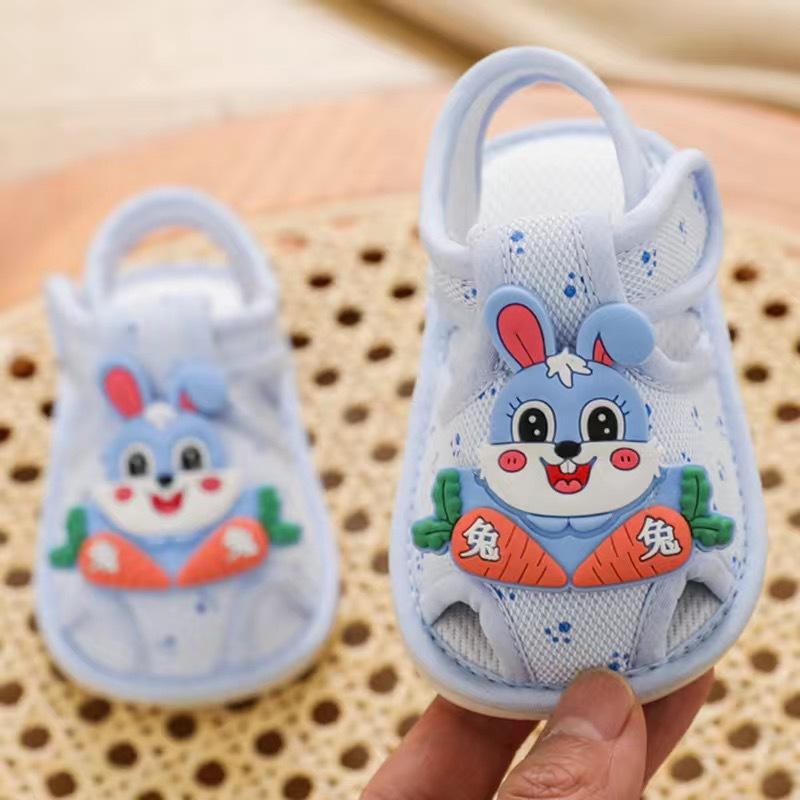 baby sandals 0-1 years old summer 6-15 months men and women baby toddler shoes soft-soled velcro baby shoes