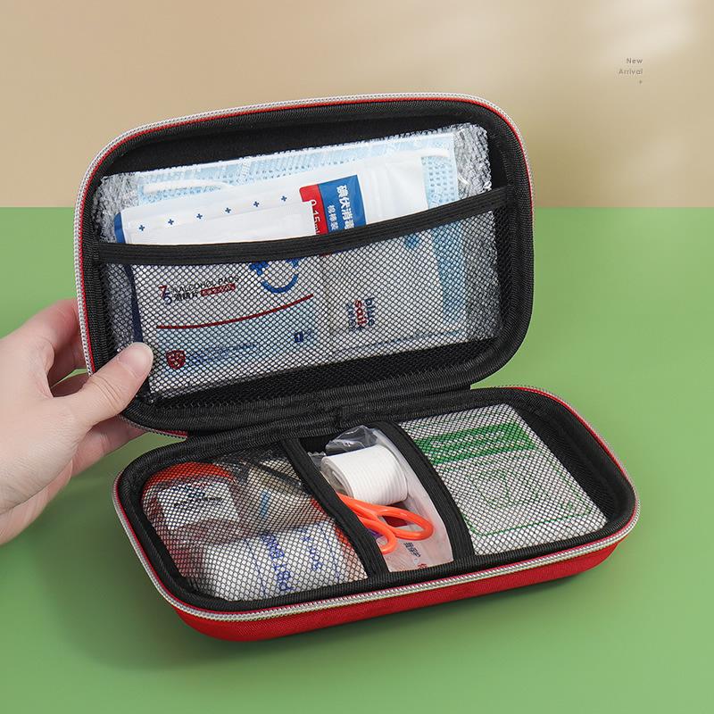 outdoor eva first aid kit cross-border car portable emergency bag home medicine storage bag medical box epidemic prevention bag Specification drawing