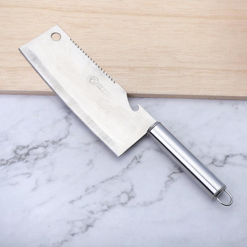 factory store aba3-2pc fruit knife sharpener kitchen chef knife cleaver household steel handle kitchen knife suit Specification drawing