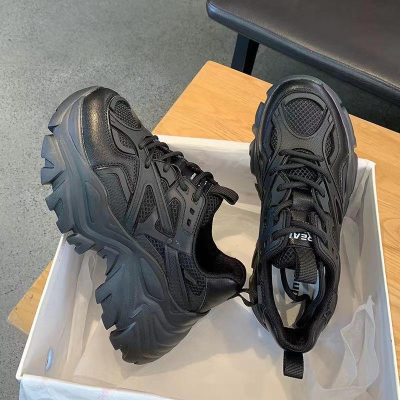 2023 Summer New Ptform Breathable Single Liner Muffin Daddy Shoes Sports Super High Heel Kitten Leg White Shoes Women's Shoes