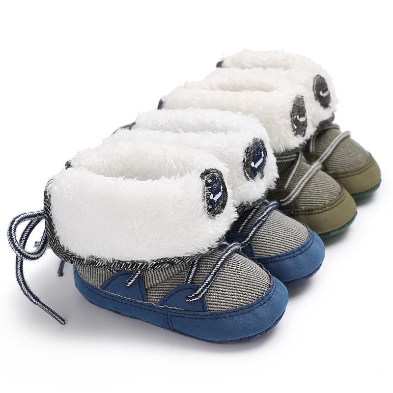rickshaw fur boots thermal baby shoes soft sole shoes toddler shoes