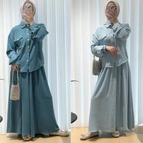 abaya muslim robe female dress plus size women's clothing dress saudi middle east dubai plus size mu-626