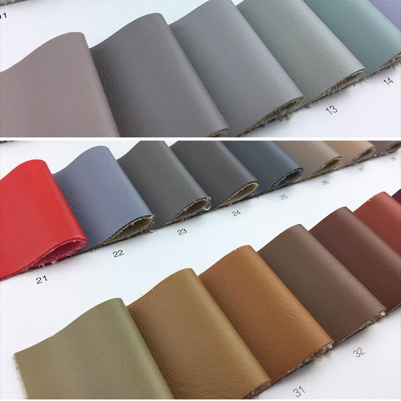 napa texture microfiber pu leather fabric bag sofa soft and hard bag shoe material artificial leather material scratch-resistant electronic packaging leather Item Picture